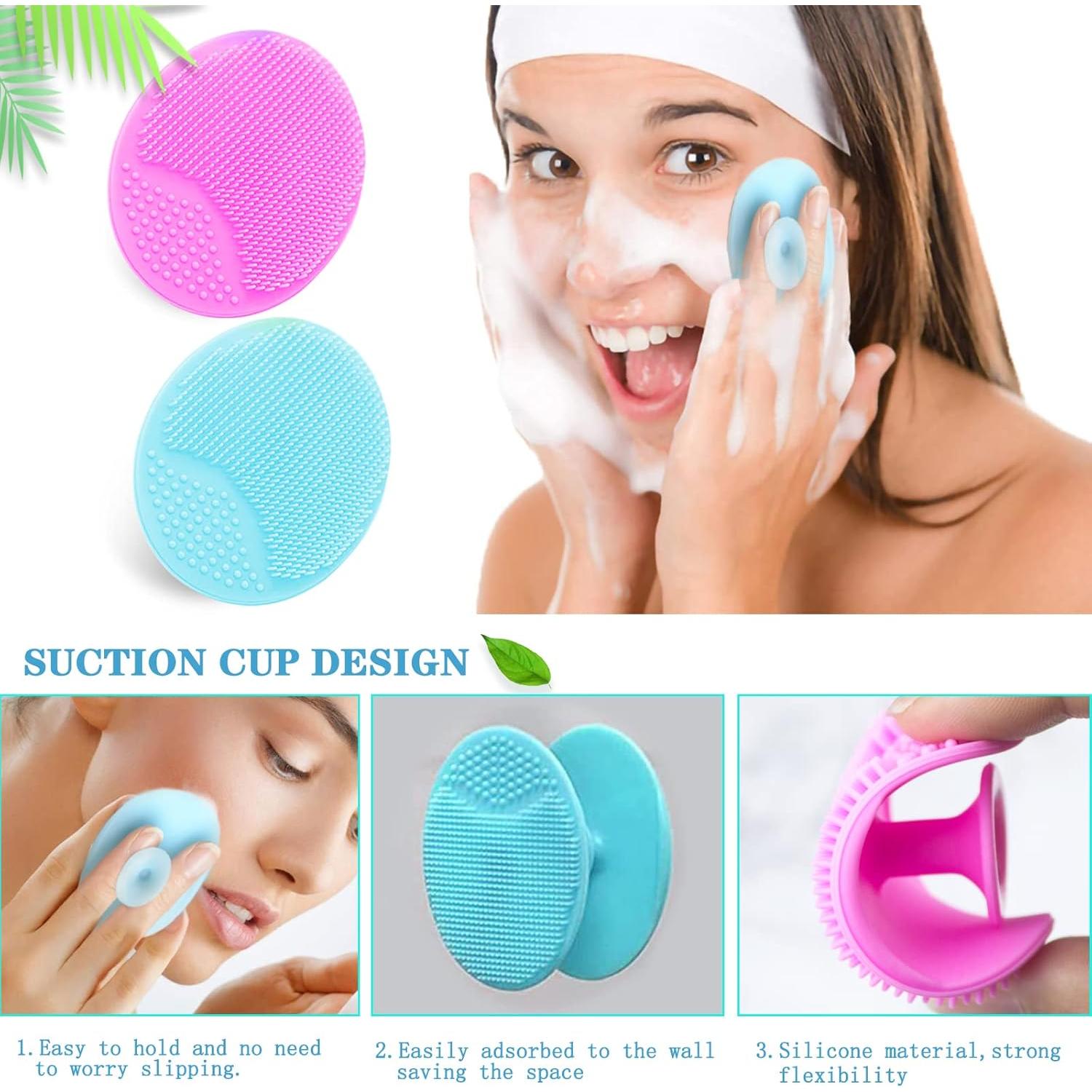 Juego de 6 Brochas de Silicona para Limpieza Facial Namgznso