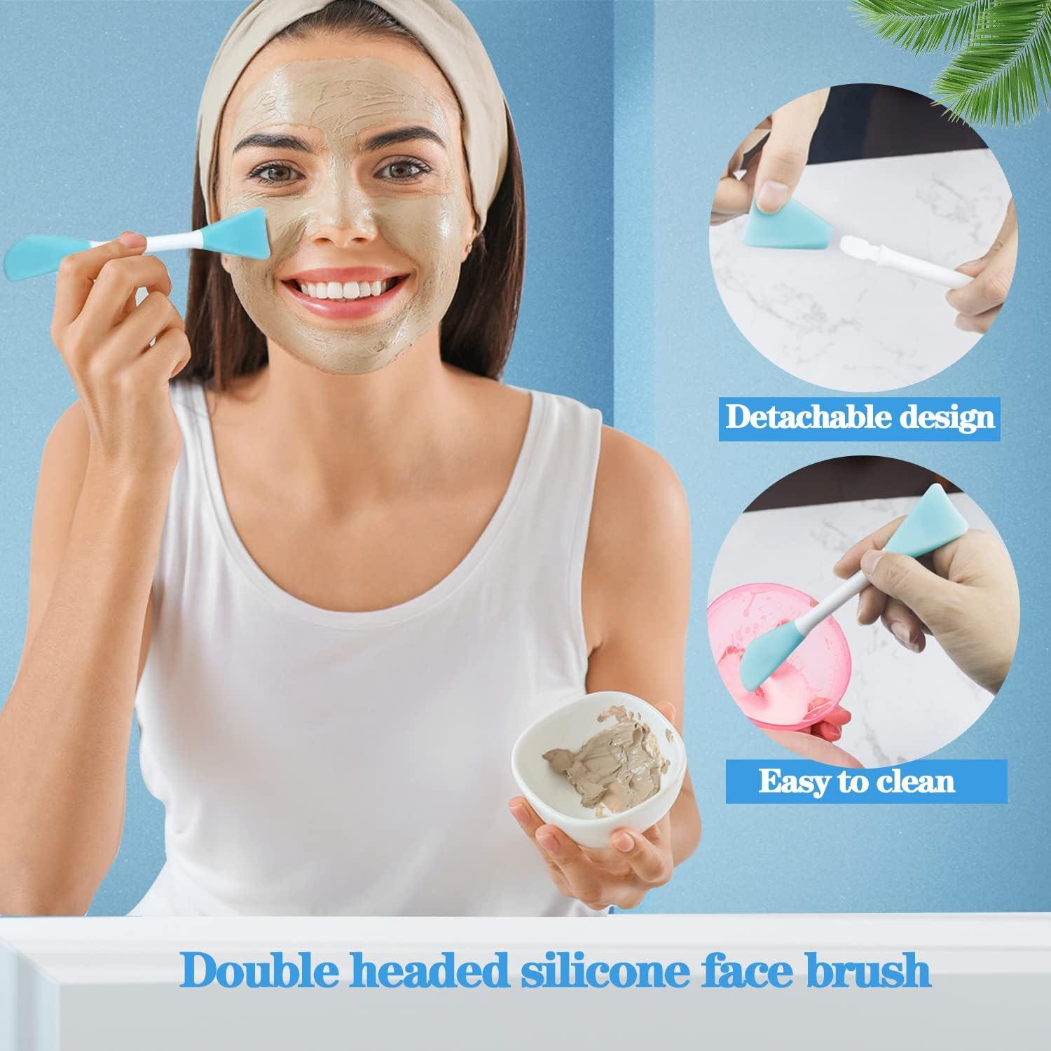 Juego de 6 Brochas de Silicona para Limpieza Facial Namgznso