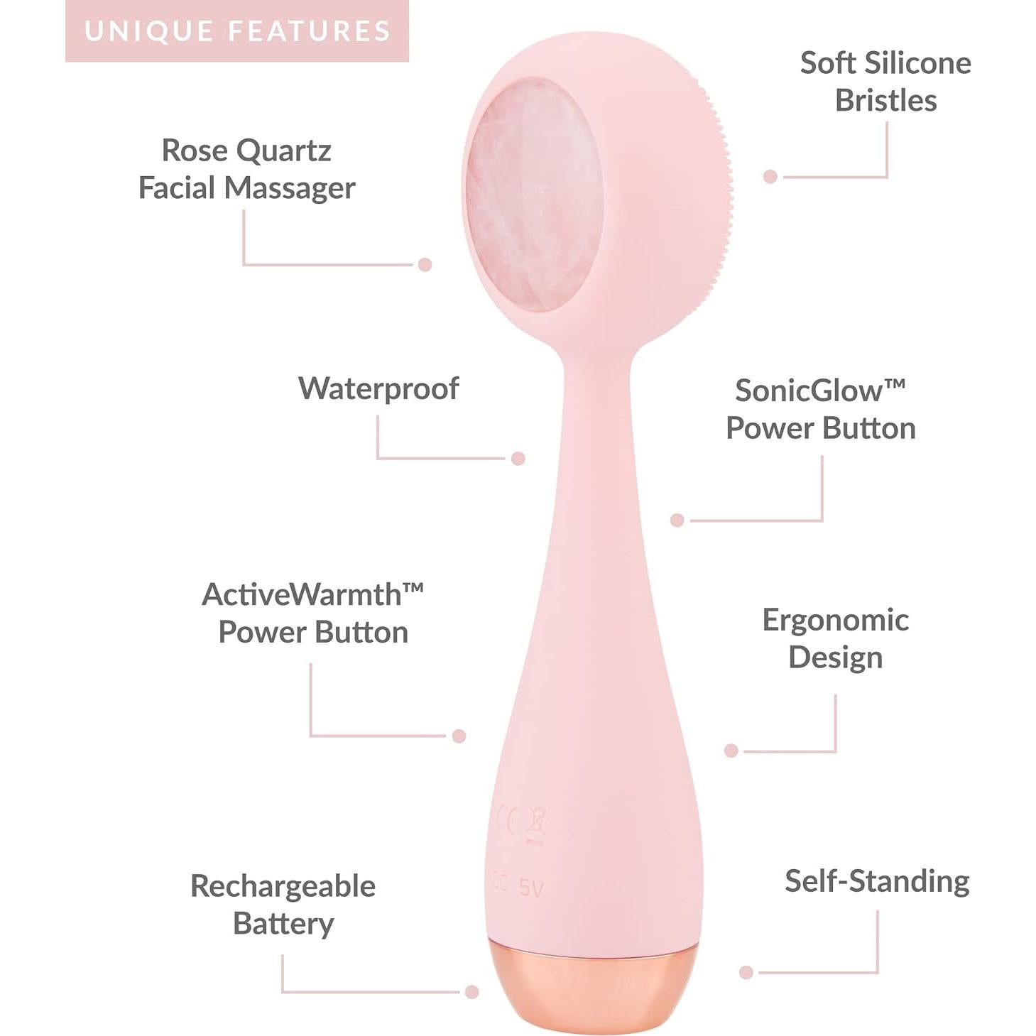 Dispositivo de Limpieza Facial PMD Clean Pro RQ Rosa