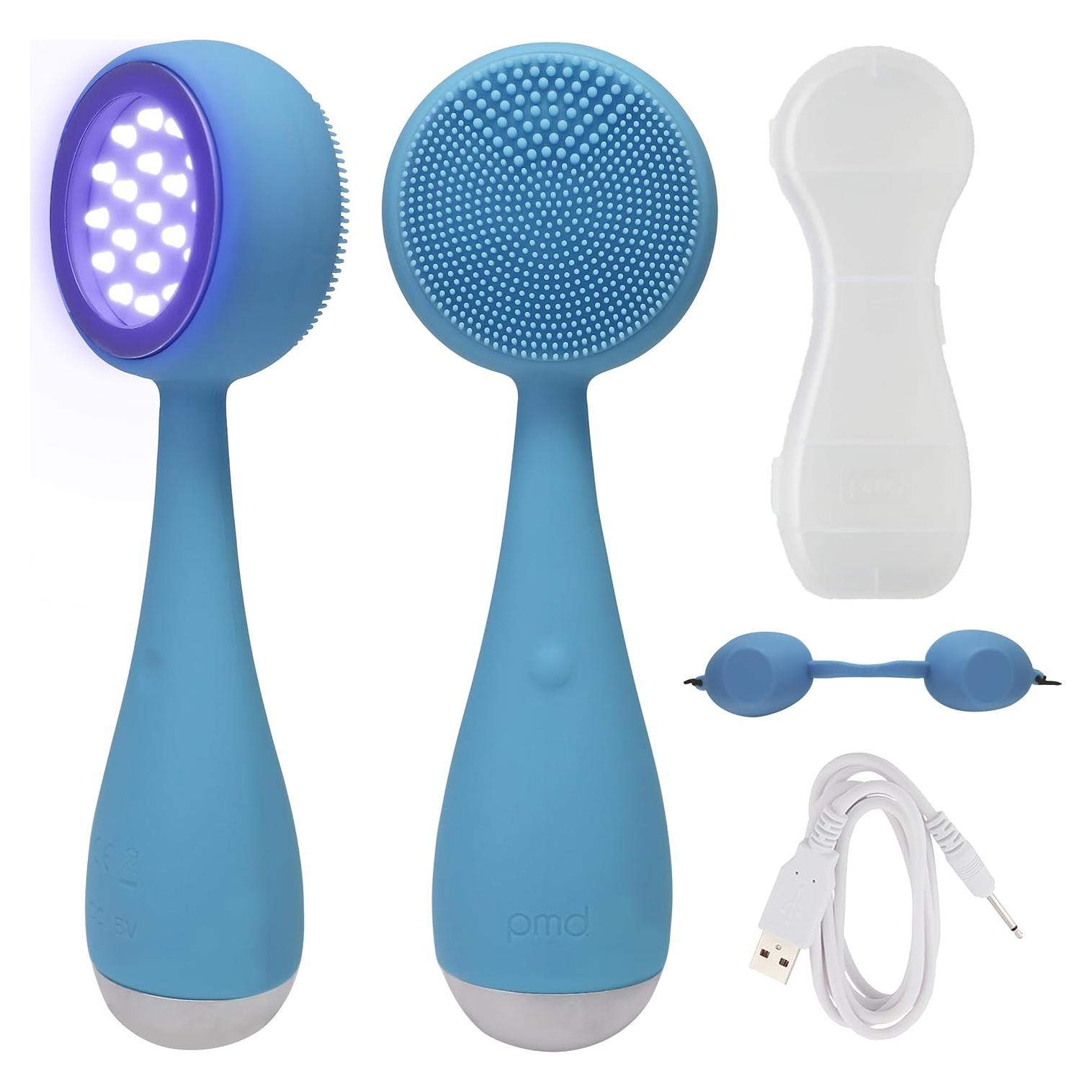 Cepillo Facial PMD Beauty - Limpieza Inteligente con Luz Azul
