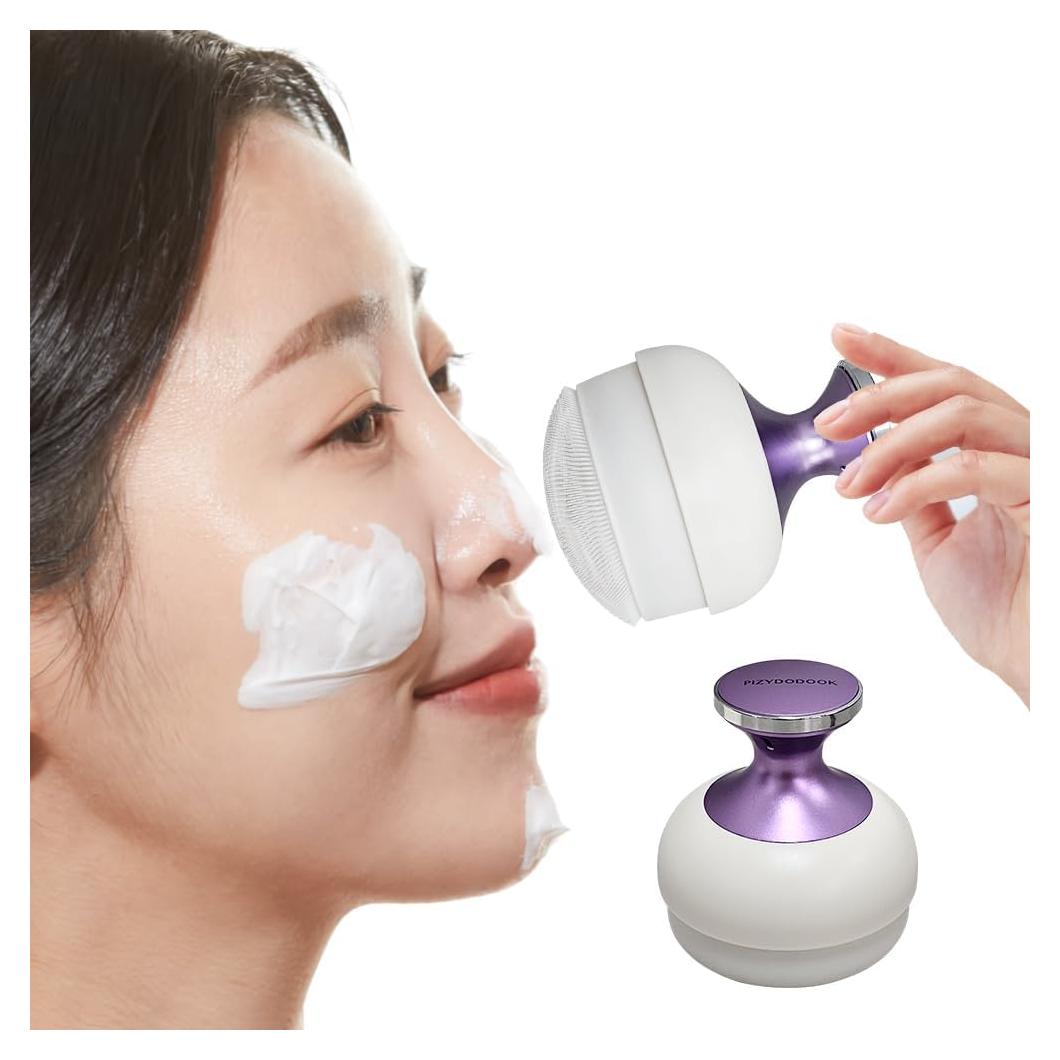 Cepillo Facial de Silicona BeeJong con Cerdas Ultra-Finas 0.3mm