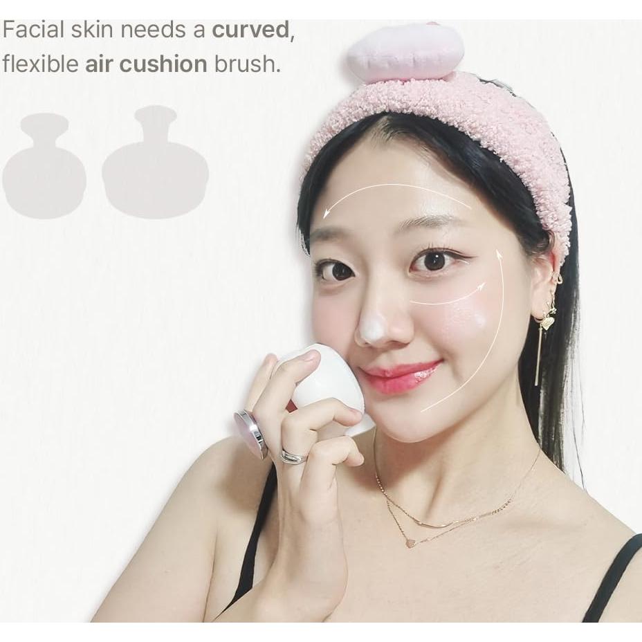 Cepillo Facial de Silicona BeeJong con Cerdas Ultra-Finas 0.3mm