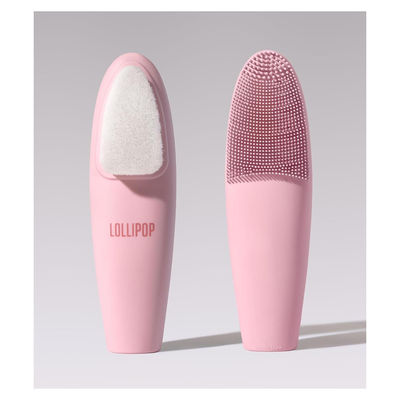 Esponja Facial de Silicona Doble Cara LOLLIPOP - Exfoliador