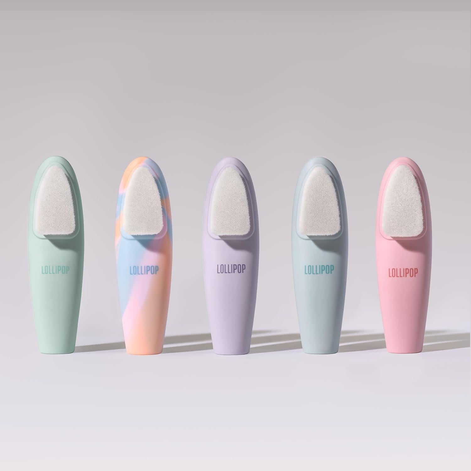 Esponja Facial de Silicona Doble Cara LOLLIPOP - Exfoliador