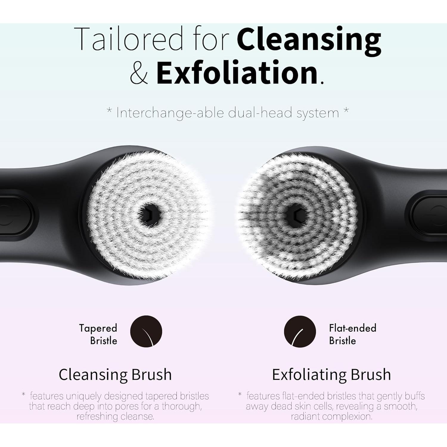 Exfoliador Facial NagraCoola Eléctrico Impermeable 2 Cabezas