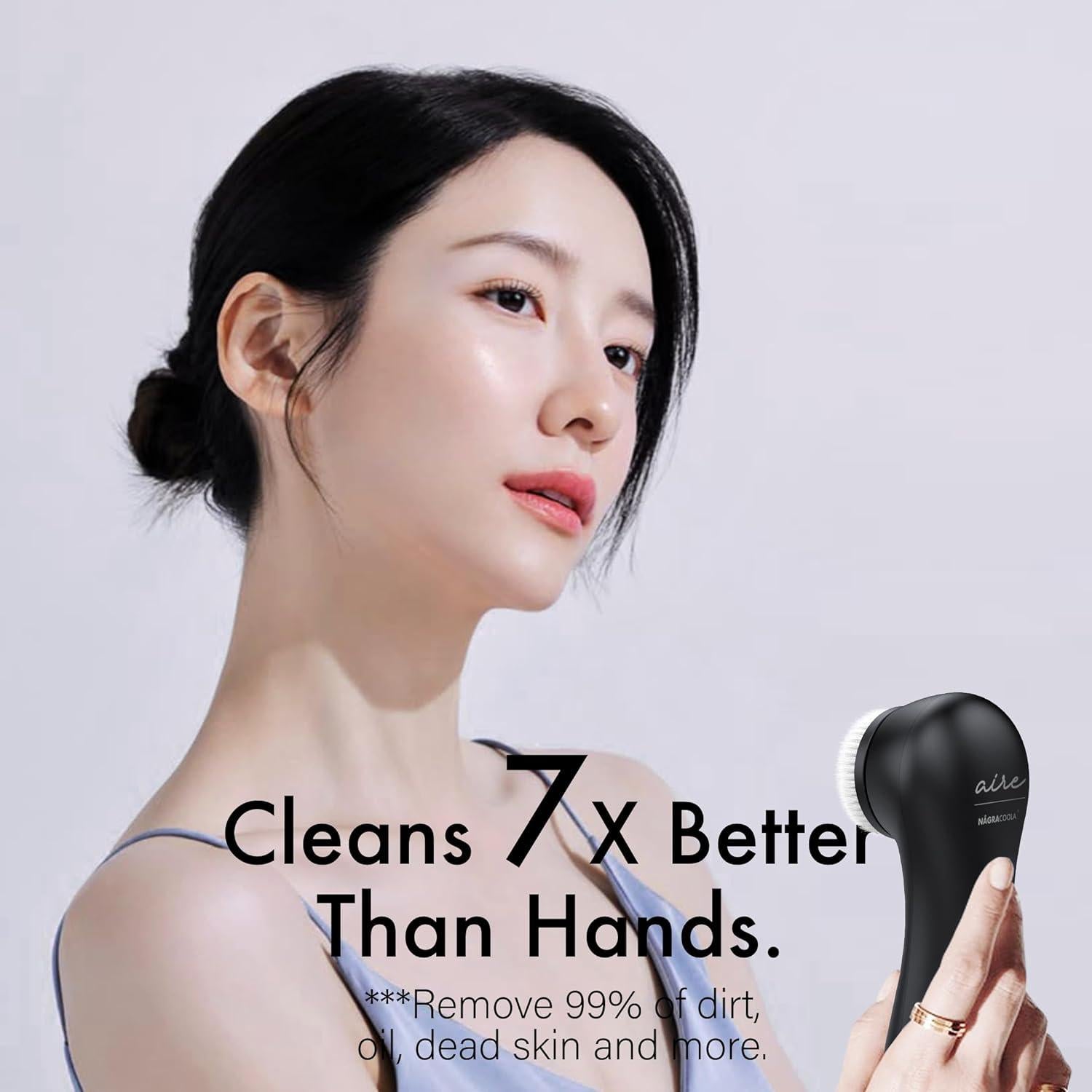 Exfoliador Facial NagraCoola Eléctrico Impermeable 2 Cabezas