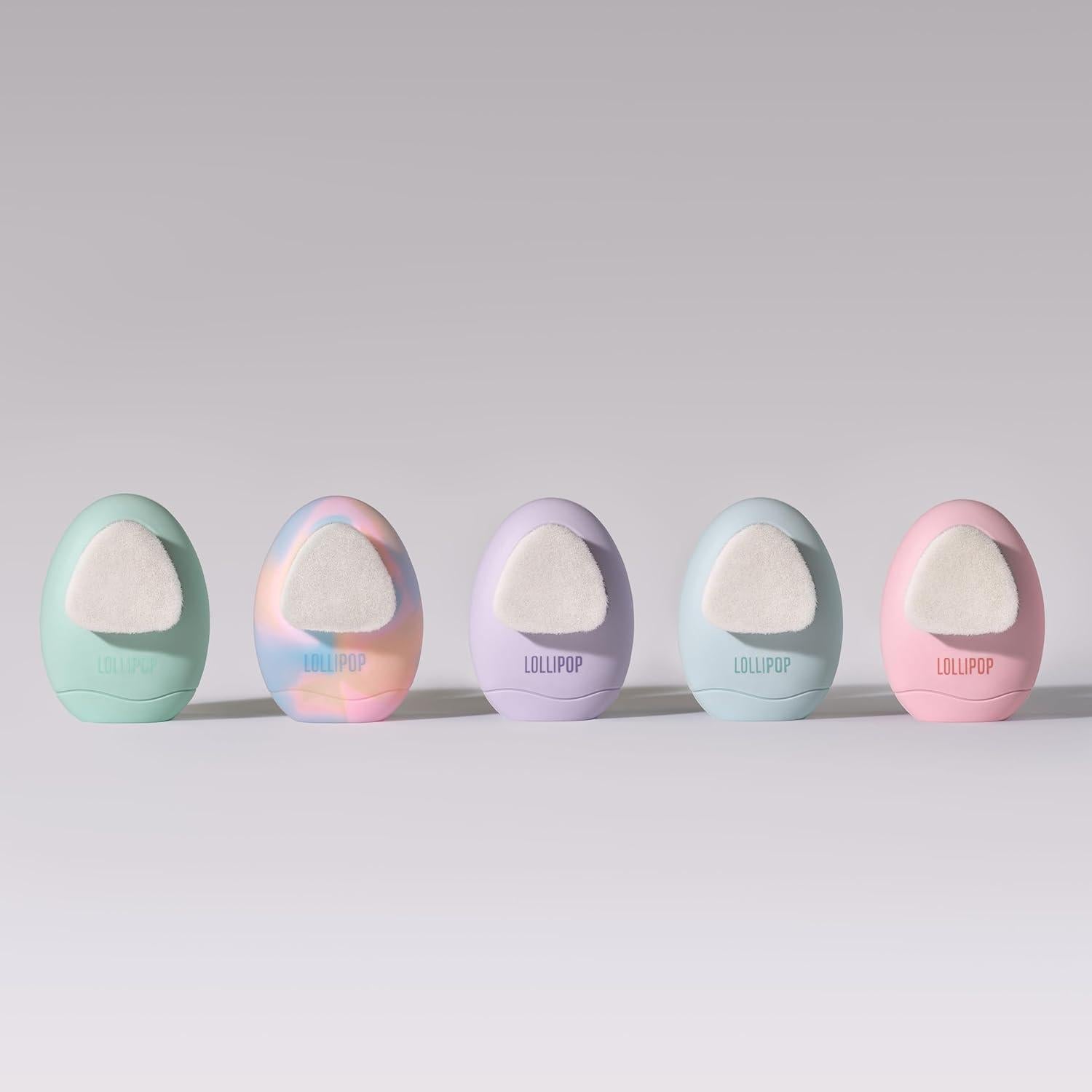 Exfoliador Facial de Silicona LOLLIPOP Ciruela Doble Cara