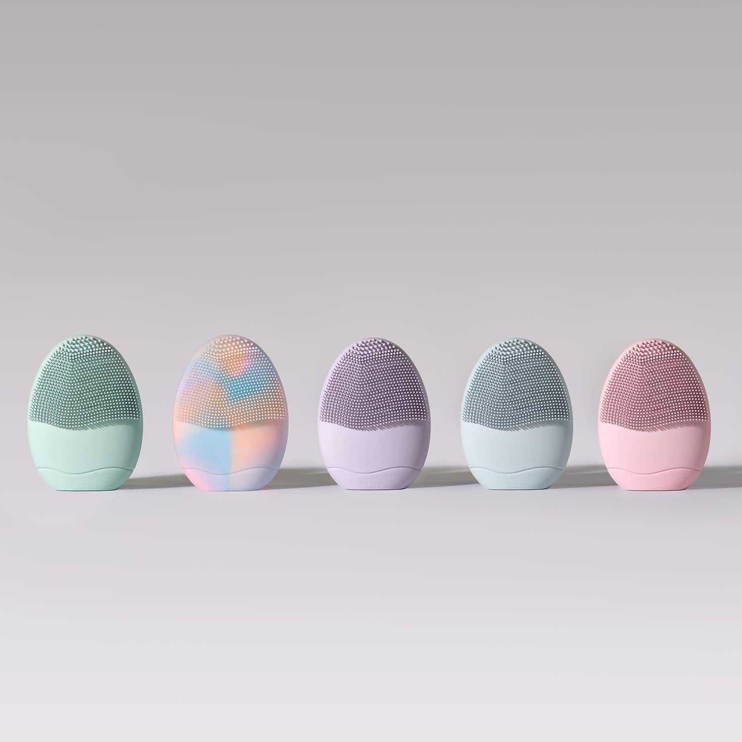 Exfoliador Facial de Silicona LOLLIPOP Ciruela Doble Cara