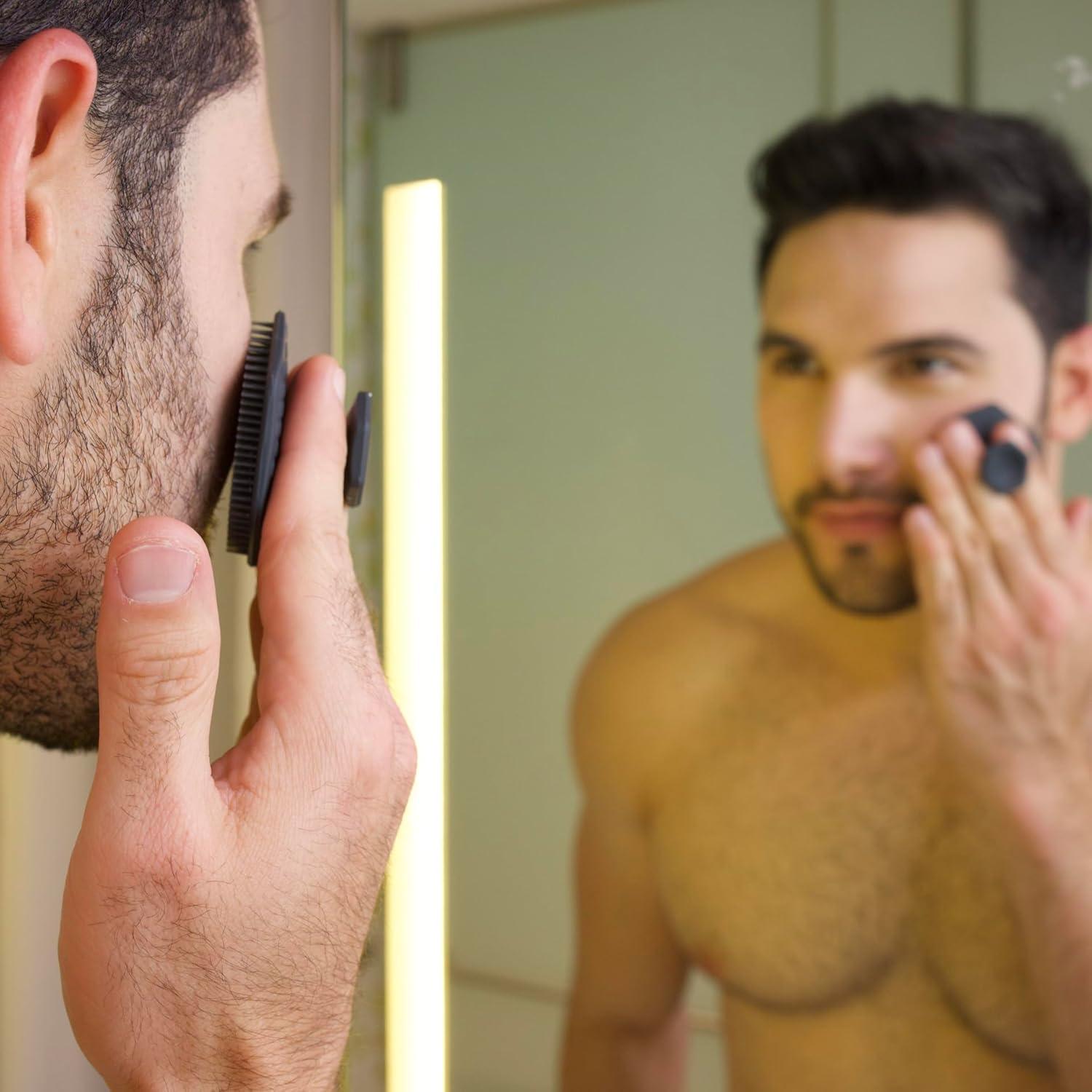 Limpiador Facial Cleverman para Hombres - Cepillo de Silicona