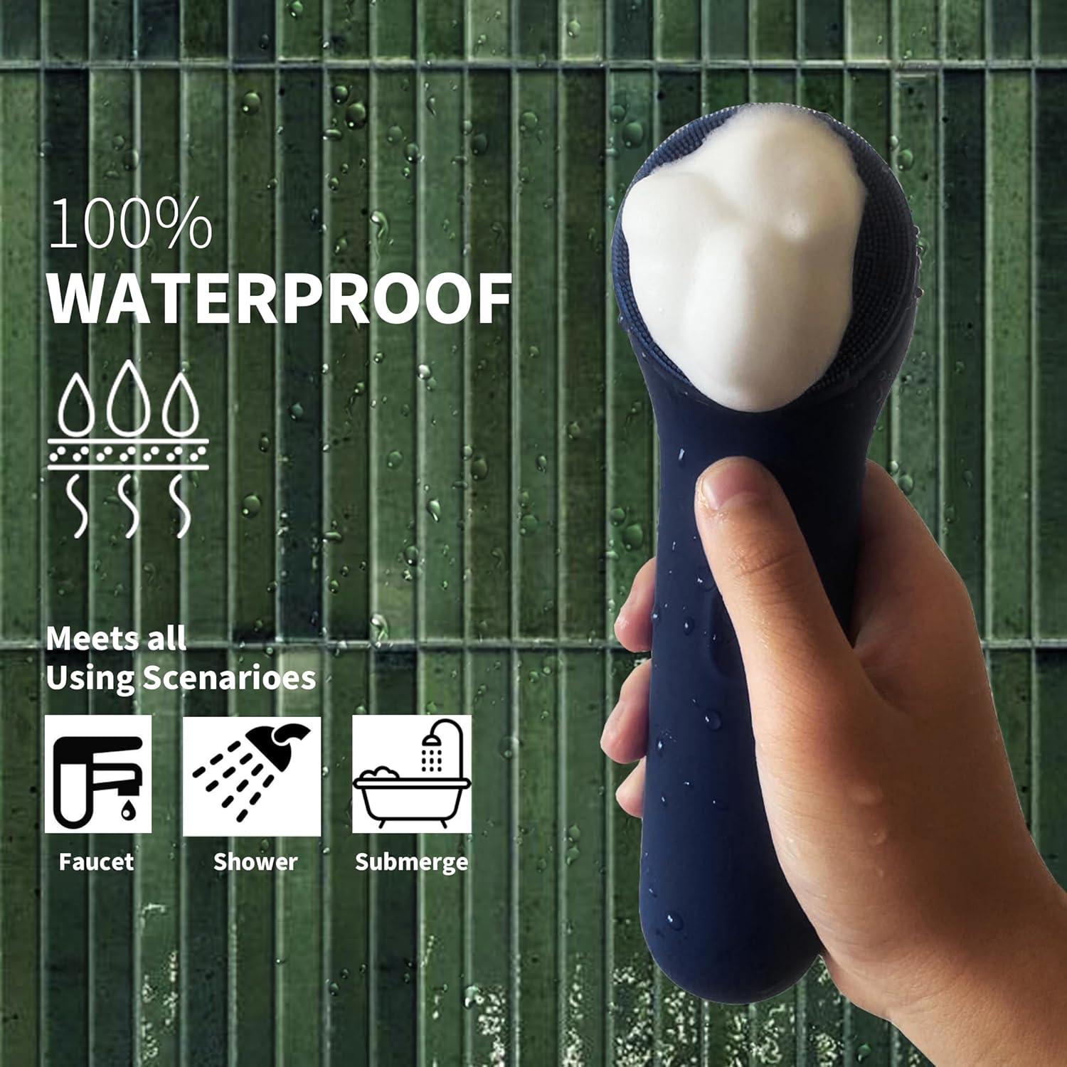 Cepillo Facial NagraCoola XPRE419 Negro, 3 Modos, Impermeable