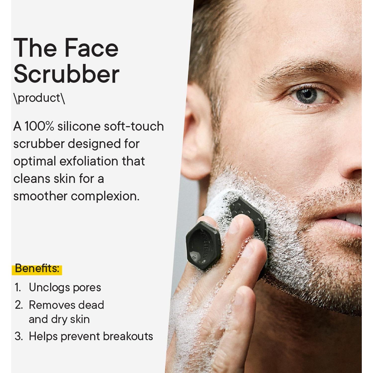 Exfoliante Facial para Hombres Tooletries - Cepillo de Silicona