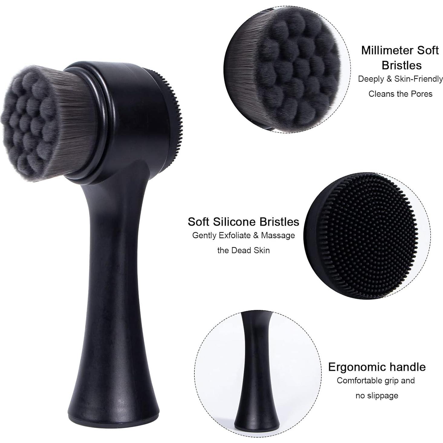 Cepillo Facial de Limpieza 2 en 1 ooloveminso Doble Cara