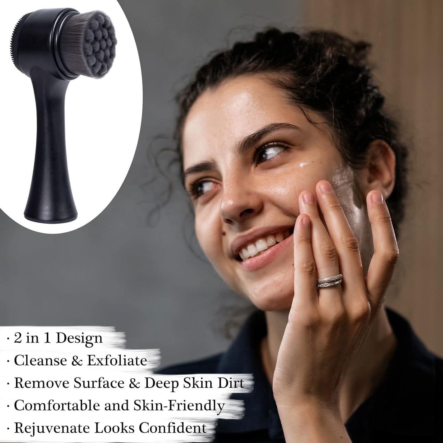 Cepillo Facial de Limpieza 2 en 1 ooloveminso Doble Cara