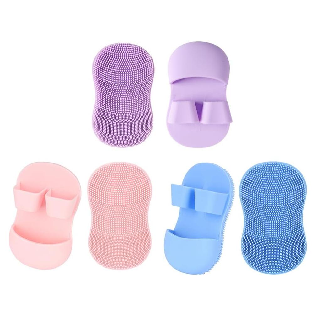 Paquete de 6 cepillos faciales de silicona NentMent 8x4.8cm