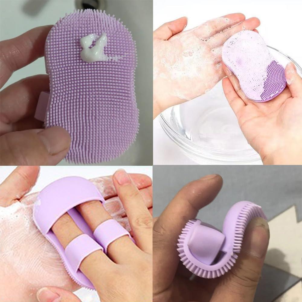 Paquete de 6 cepillos faciales de silicona NentMent 8x4.8cm