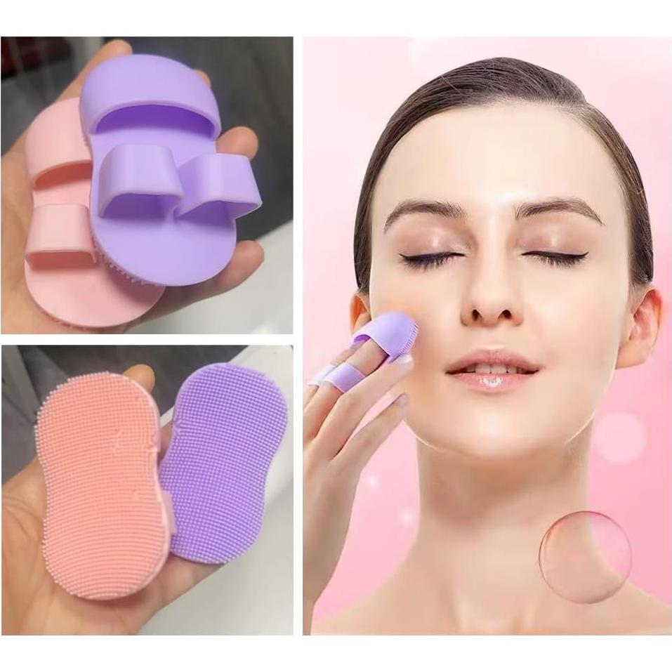 Paquete de 6 cepillos faciales de silicona NentMent 8x4.8cm