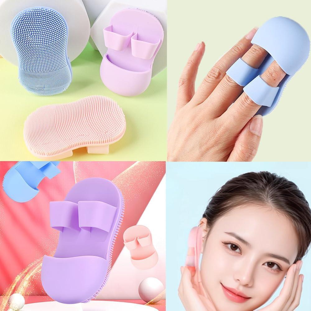 Paquete de 6 cepillos faciales de silicona NentMent 8x4.8cm