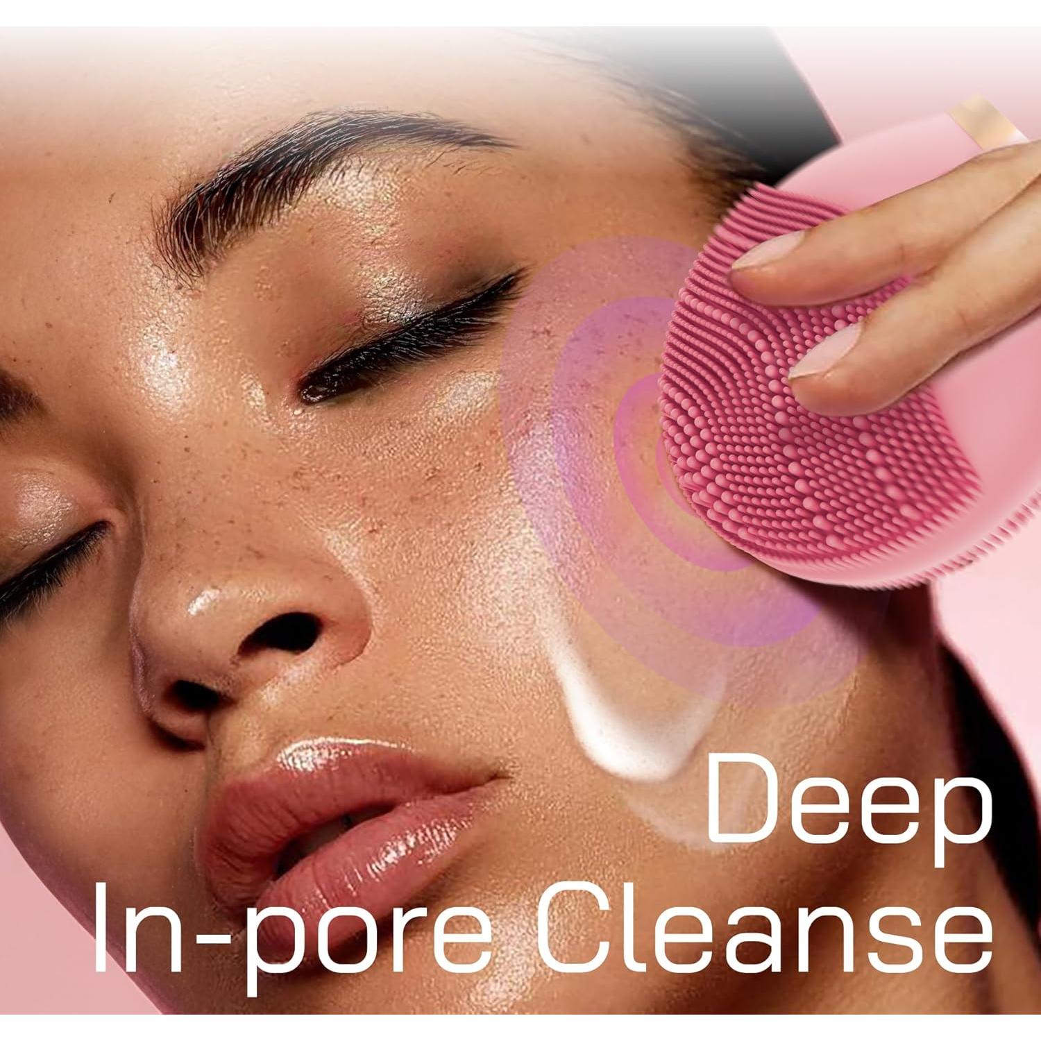 Cepillo Facial Limpiador y Masajeador Bella Ciao BL400 - Silicona, Inalámbrico, Resistente al Agua