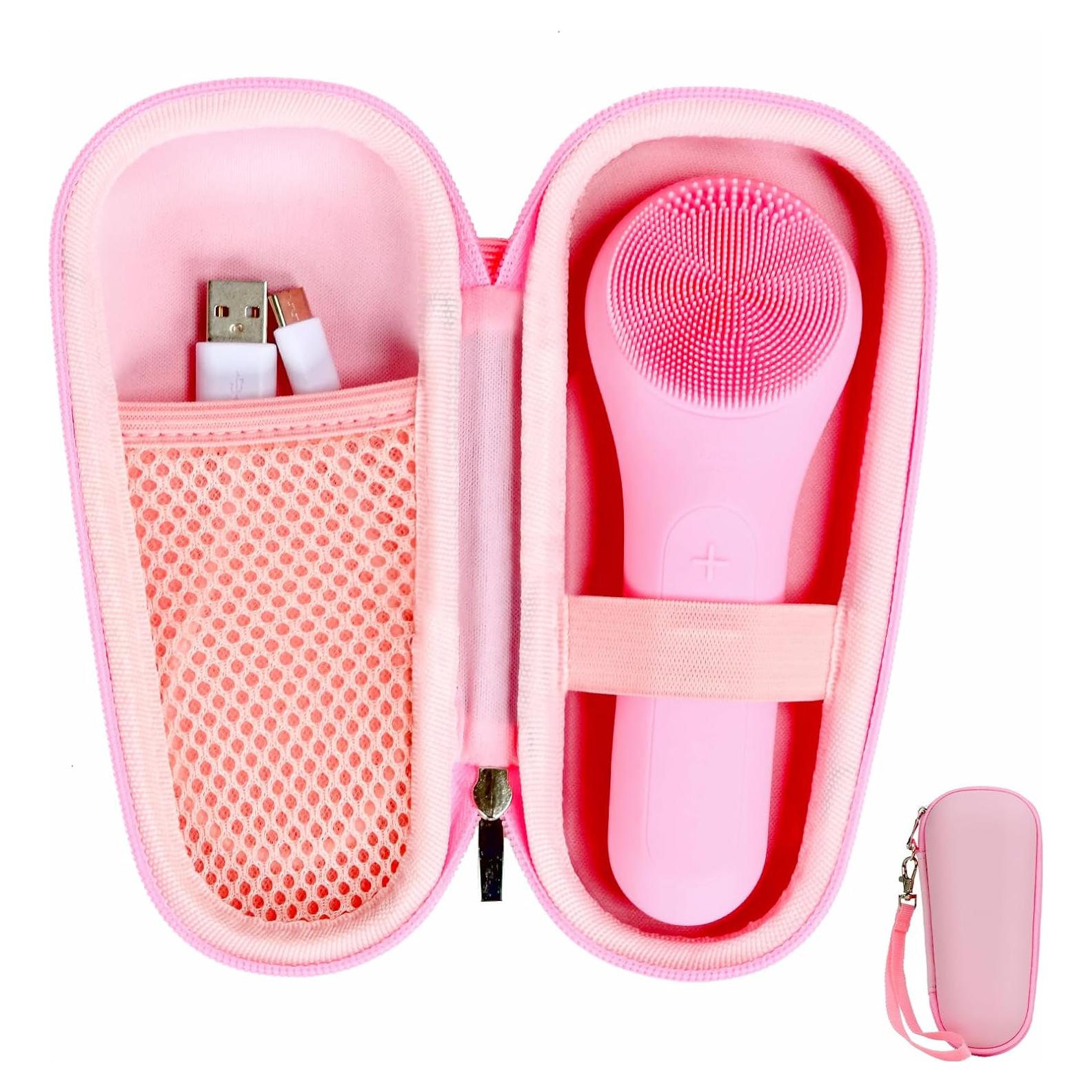 Funda de Almacenamiento Rosa para Cepillo Facial Sonic NagraCoola