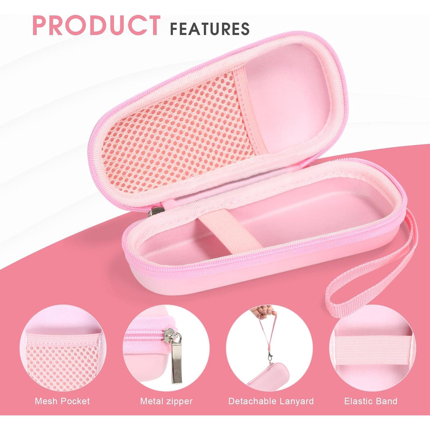 Funda de Almacenamiento Rosa para Cepillo Facial Sonic NagraCoola