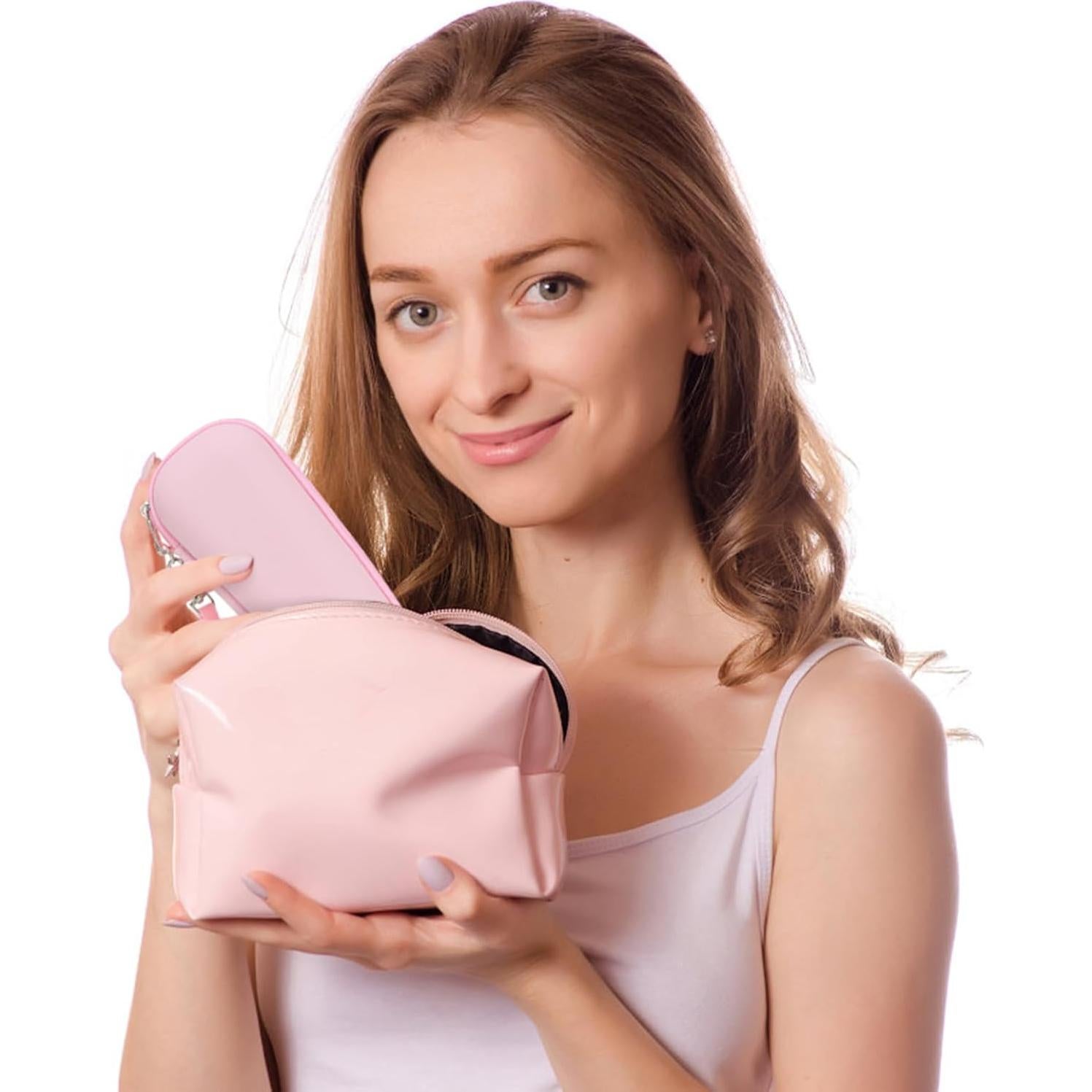 Funda de Almacenamiento Rosa para Cepillo Facial Sonic NagraCoola