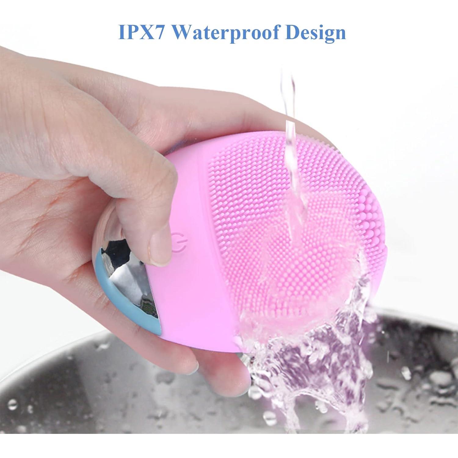 Cepillo Facial Eléctrico WMM GH92 Silicona Impermeable IPX7