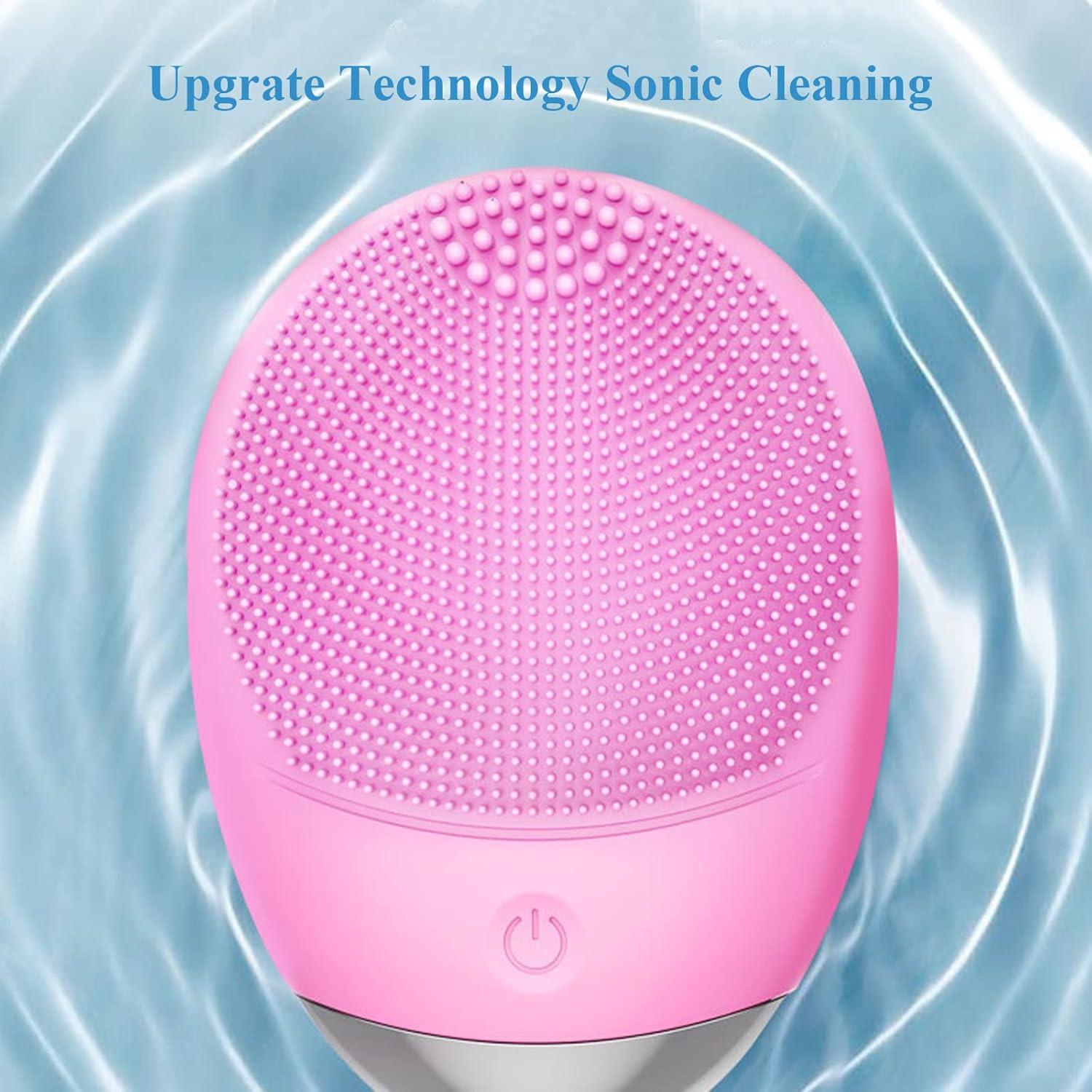 Cepillo Facial Eléctrico WMM GH92 Silicona Impermeable IPX7