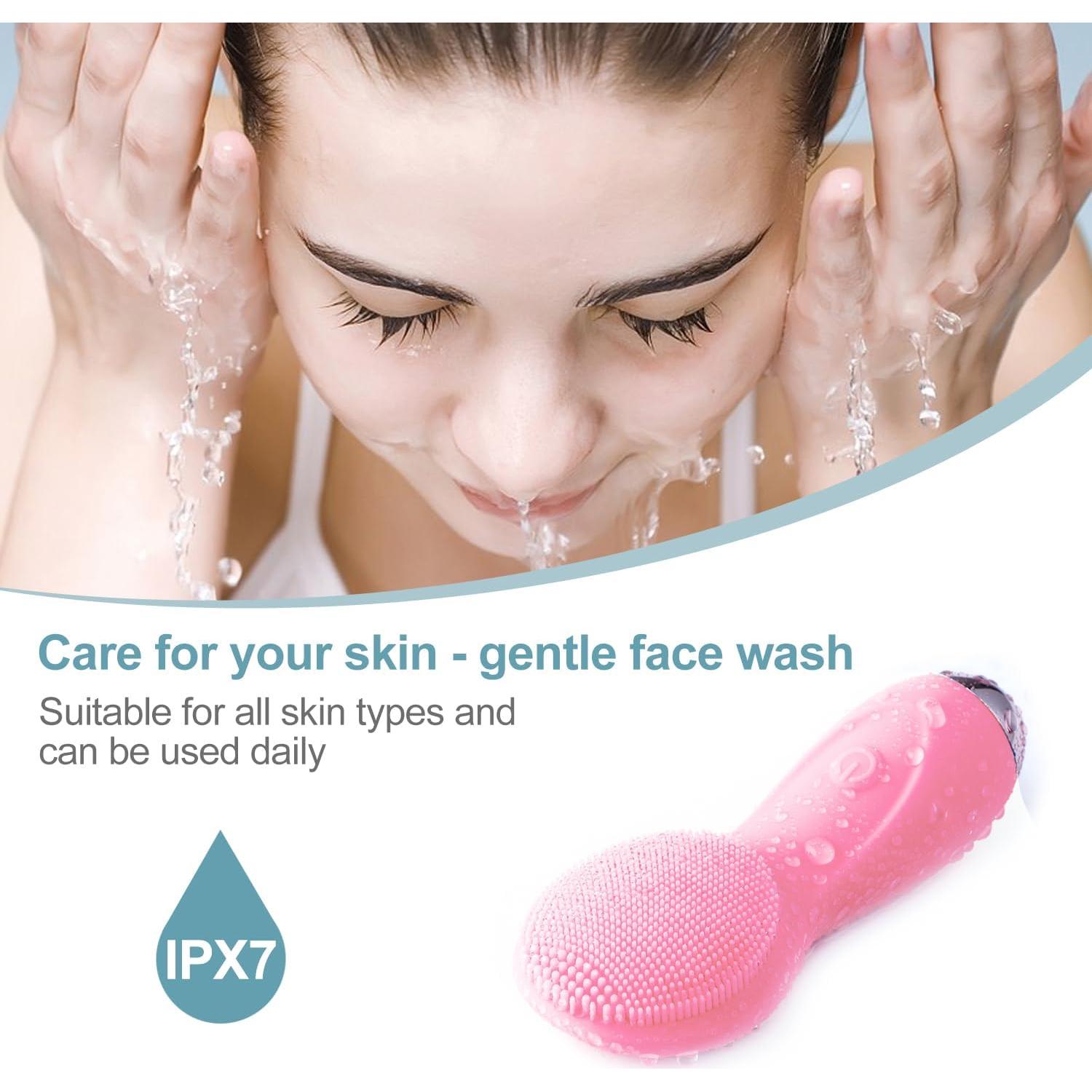 Masajeador Facial Eléctrico XYZHYAN Ultrasonico Impermeable