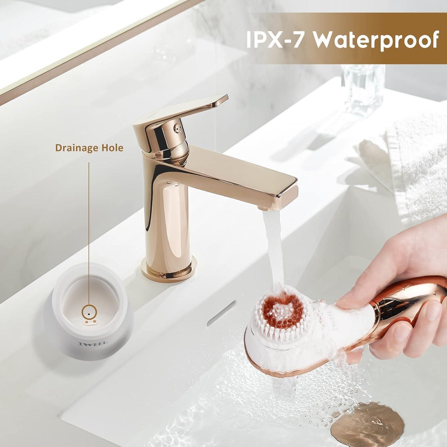 Cepillo Facial Eléctrico IWEEL IPX7 Recargable 4 Cabezas