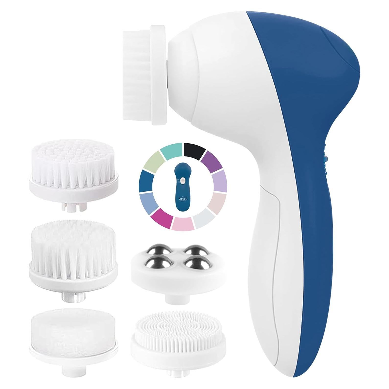 Cepillo Facial Exfoliador VISOFO Zafiro 7 Cabezas 2 Velocidades