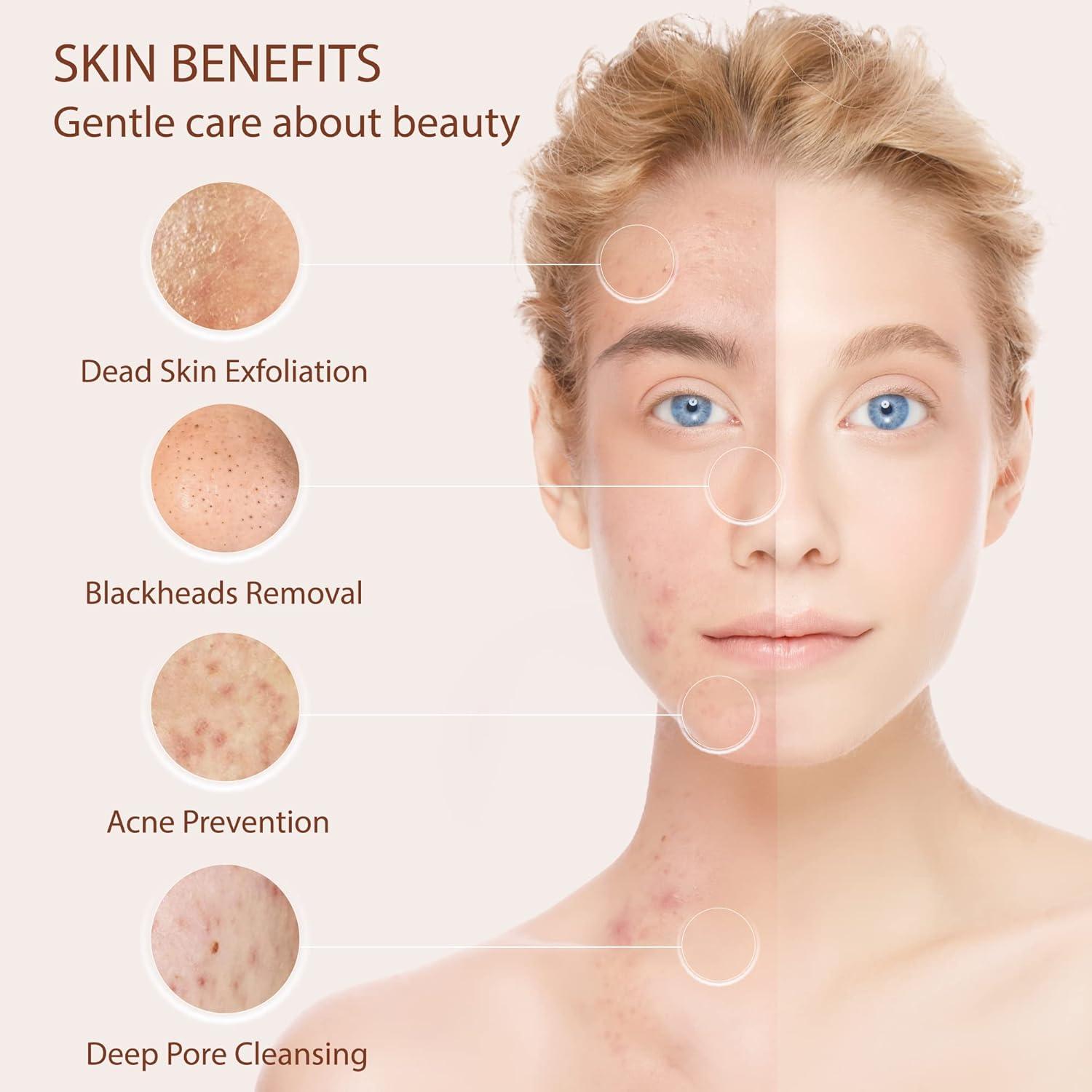 Cepillo Facial Exfoliador VISOFO Zafiro 7 Cabezas 2 Velocidades