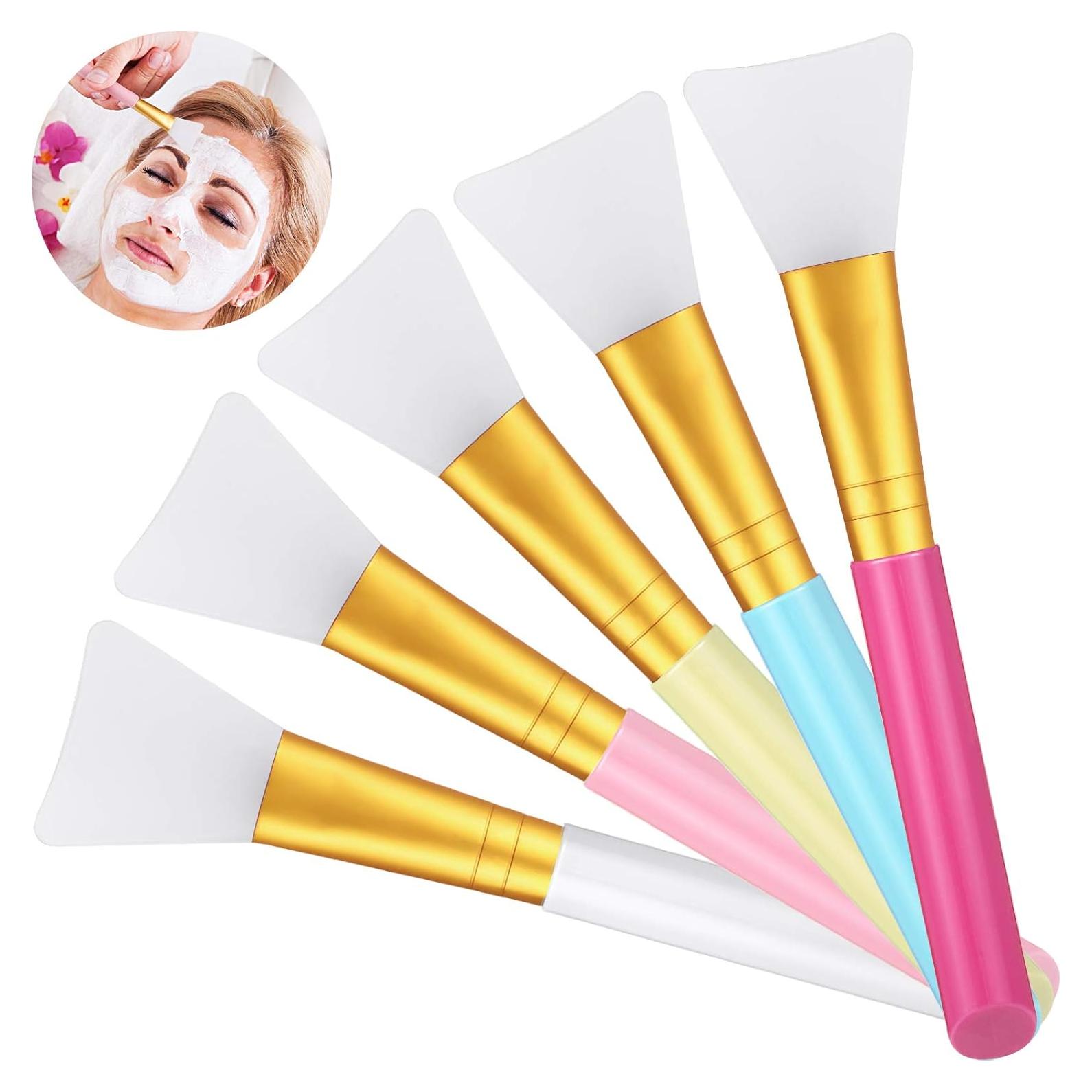 30 Brochas de Silicona para Mascarilla Facial Patelai - 5 Colores