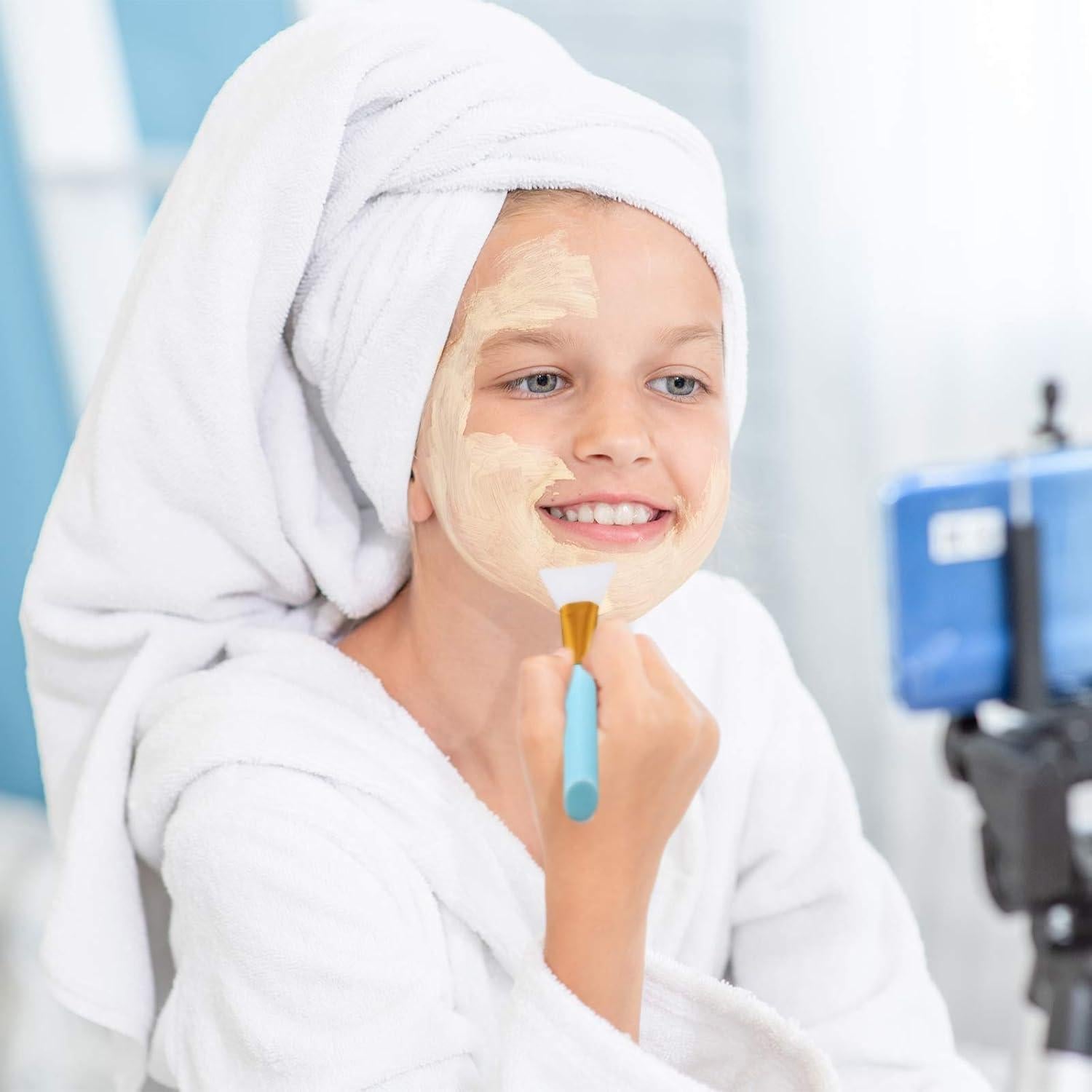 30 Brochas de Silicona para Mascarilla Facial Patelai - 5 Colores