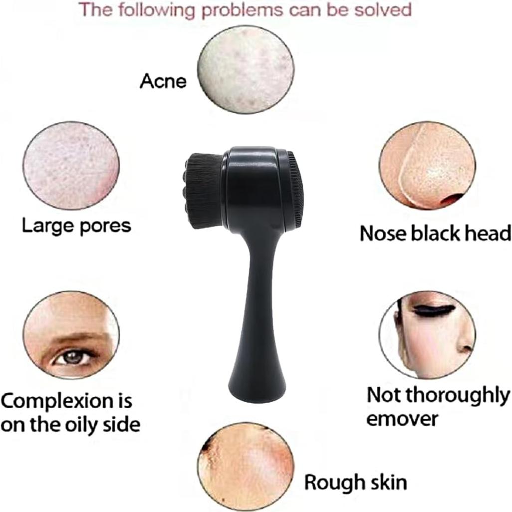 Cepillo Facial de Limpieza 2 en 1 OHES Doble Cara Silicona