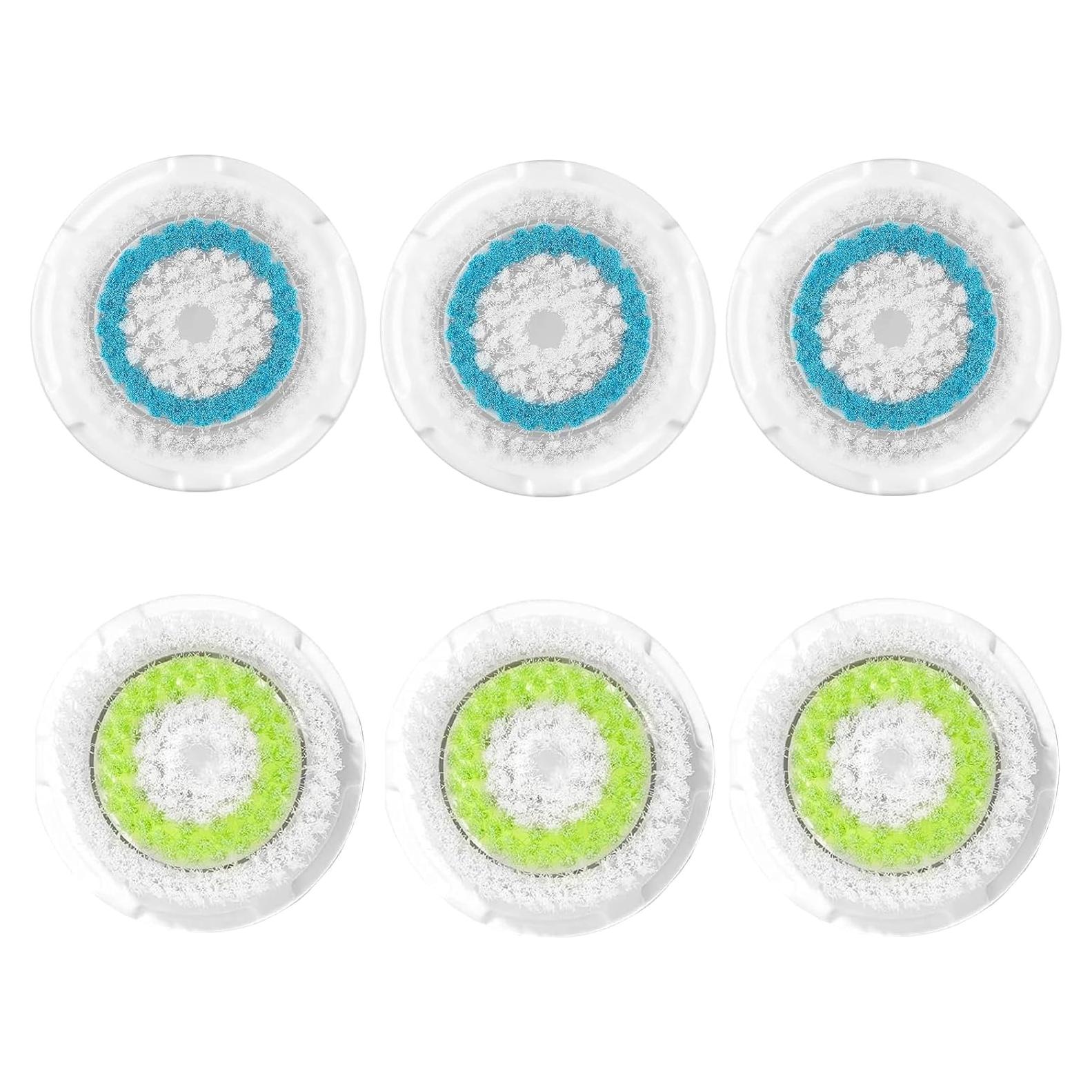 Cabezas de cepillo de limpieza facial Aznbox - 6 paquetes