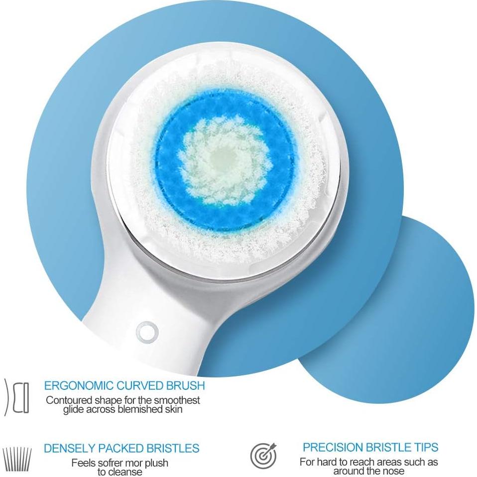 Cabezas de cepillo de limpieza facial Aznbox - 6 paquetes