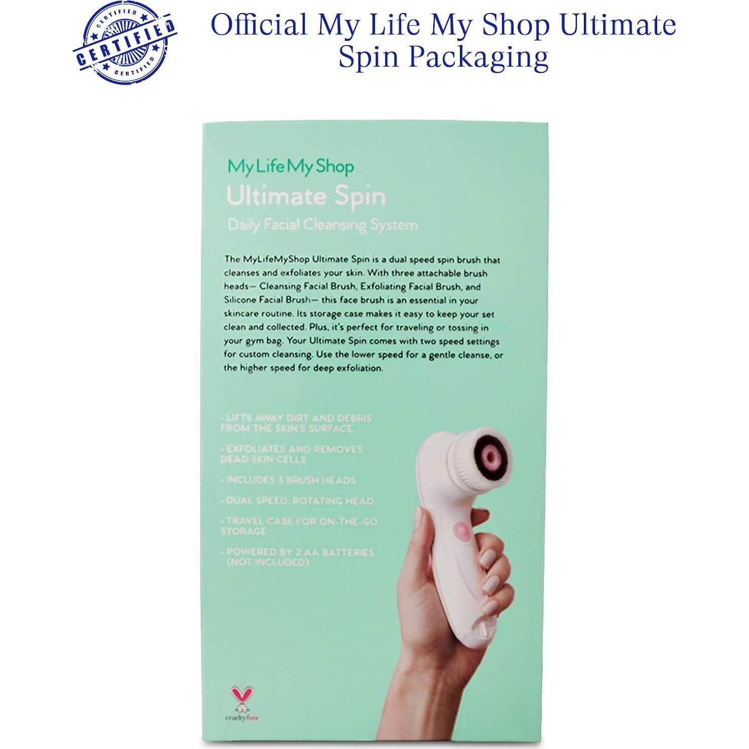 Cepillo Facial de Limpieza Profunda Mi Vida Mi Tienda - 3 Cabezas