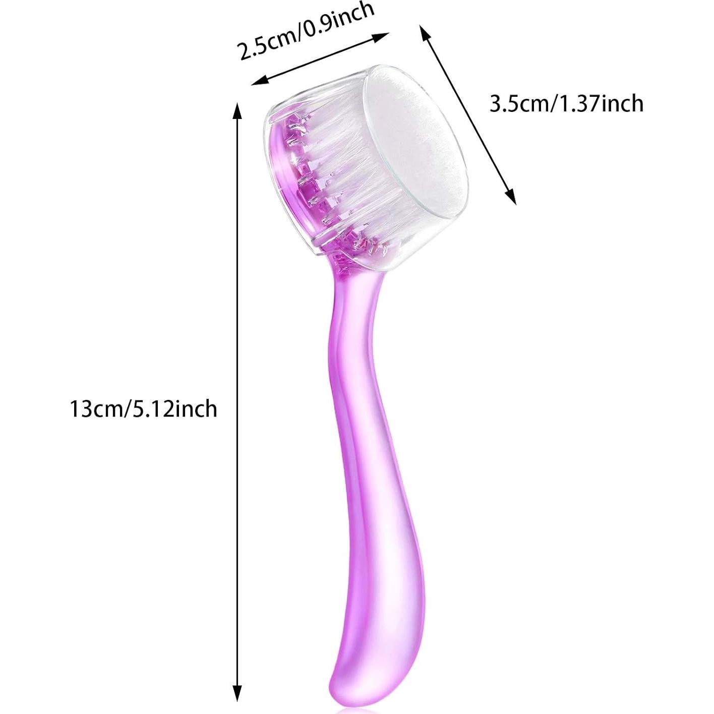 6 Piezas Cepillos Faciales Exfoliantes Patelai con Mango Acrílico