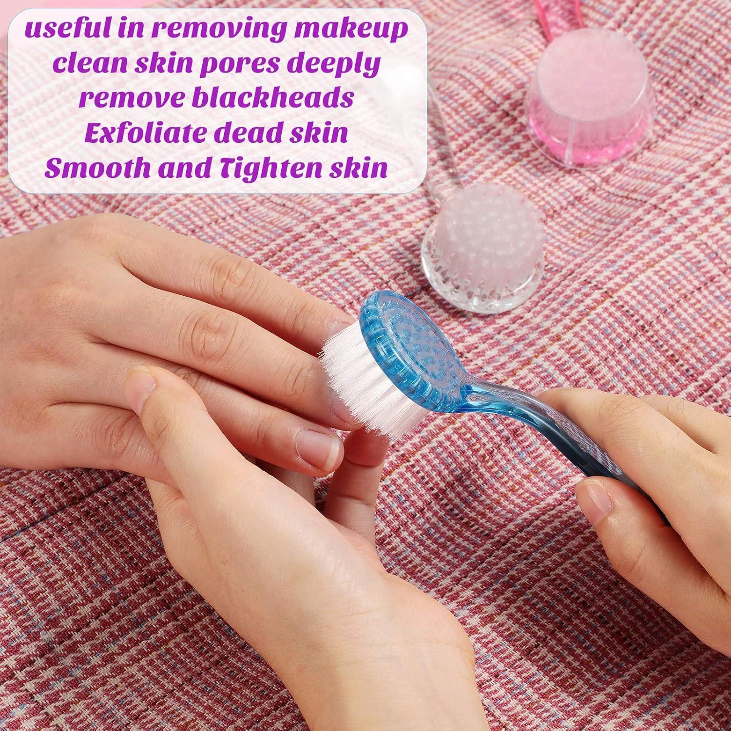 6 Piezas Cepillos Faciales Exfoliantes Patelai con Mango Acrílico