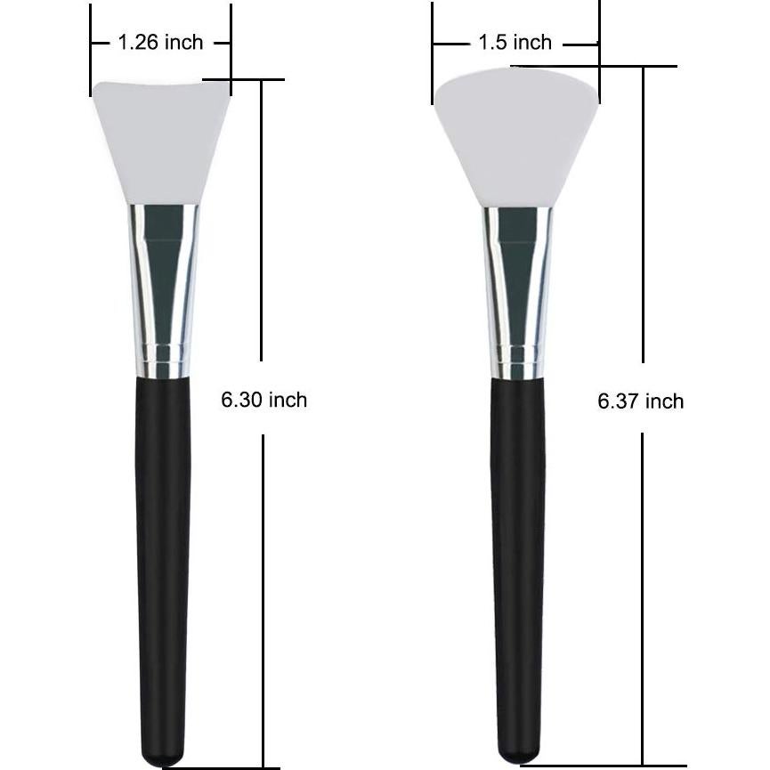 Pinceles de Silicona LORMAY para Mascarilla Facial - 2 Pcs