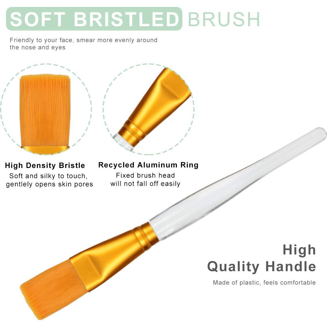 Juego de Tazones para Mezclar Mascarillas Faciales 5 en 1 Plazuria