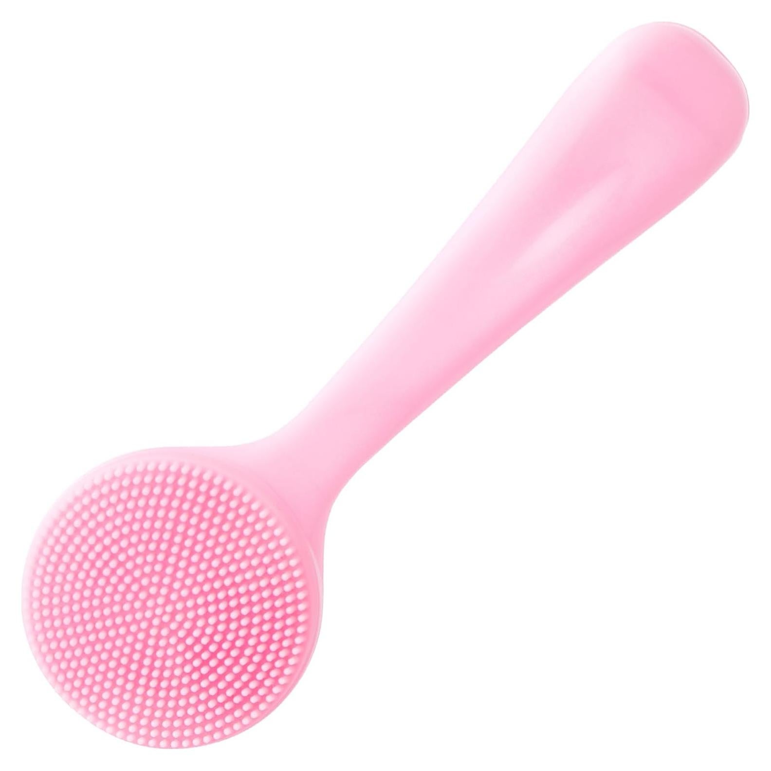 Cepillo Facial de Silicona HINZIC Rosa Exfoliador 13x4.1cm