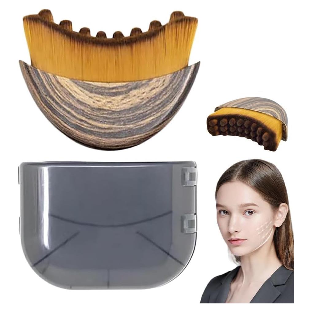 Cepillo Facial de Drenaje Linfático Ergonómico OVQ 2.54cm