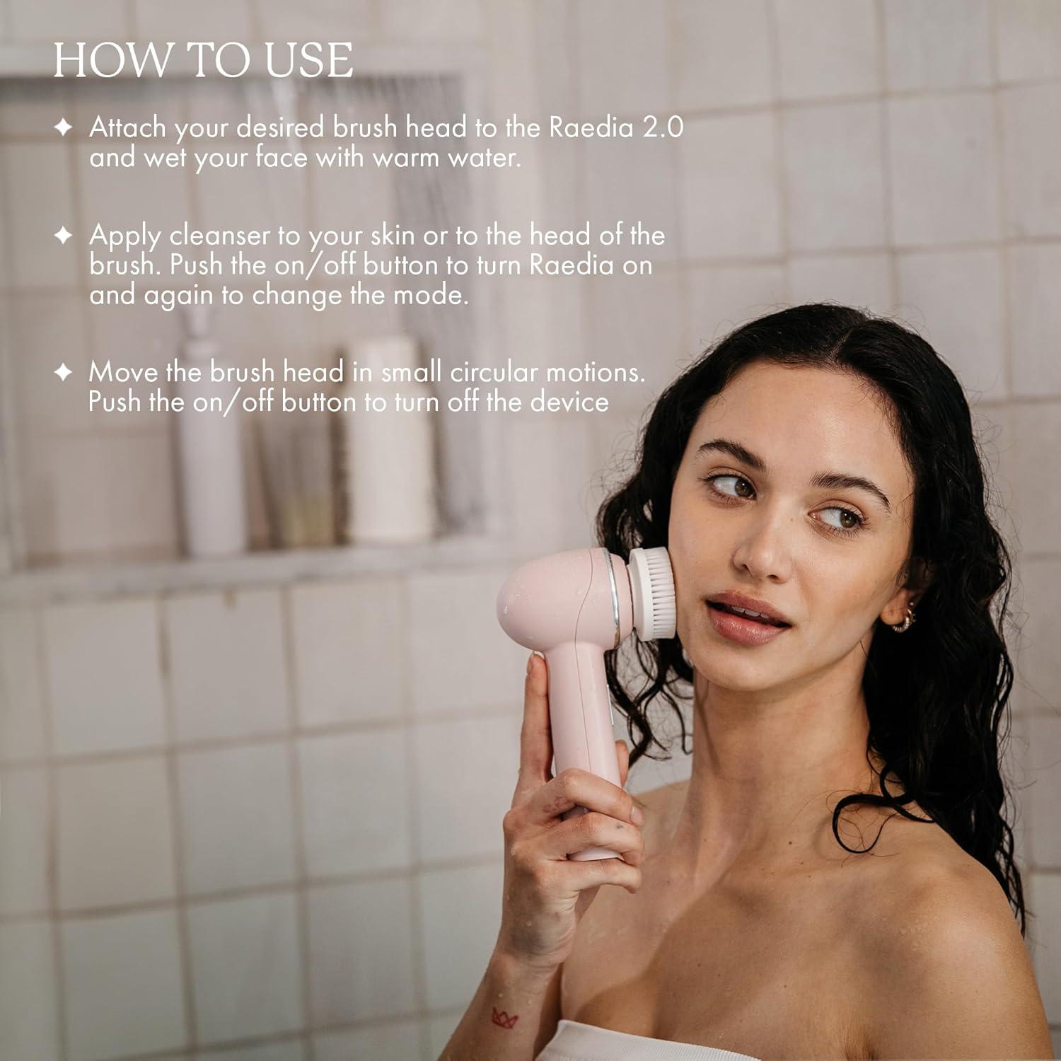 Cabezas de Repuesto para Cepillo Facial Vanity Planet Raedia 2.0 - 3 Piezas