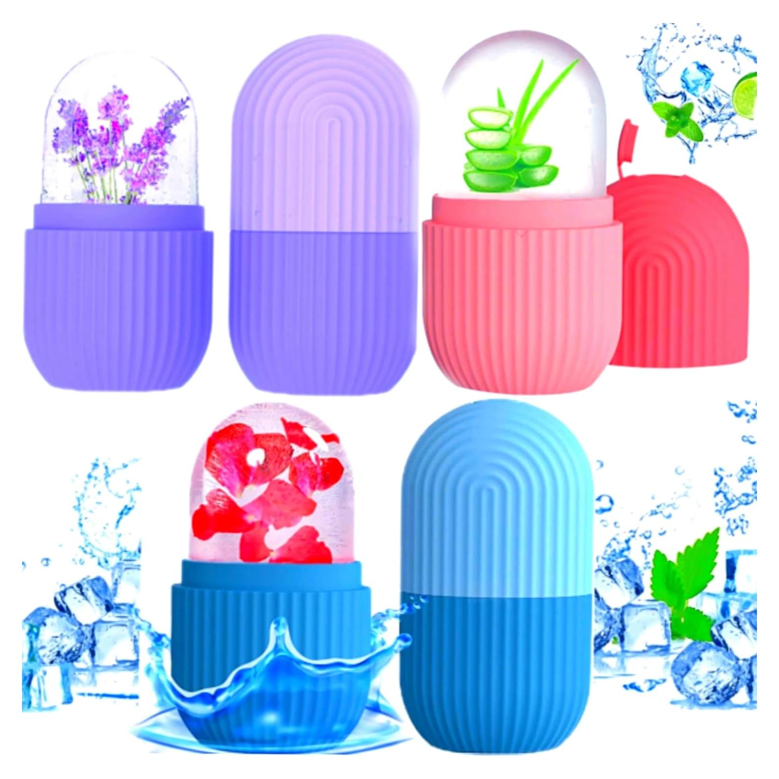 Paquete de 3 Rodillos de Hielo Facial GoldSpot - Terapia Fría