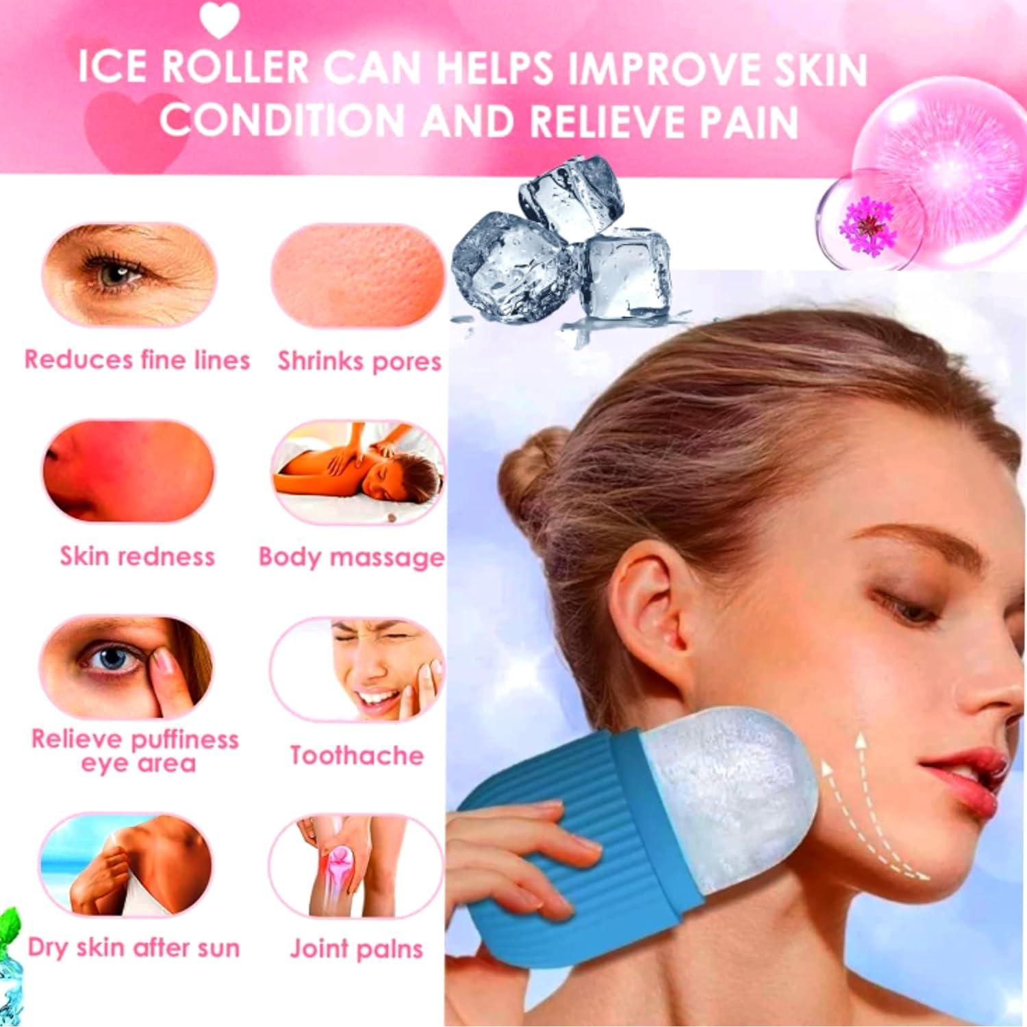 Paquete de 3 Rodillos de Hielo Facial GoldSpot - Terapia Fría