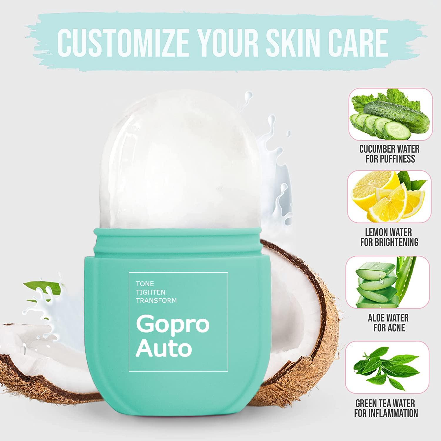 Rodillo de Hielo Facial Goproauto - Azul Cielo, 10cm