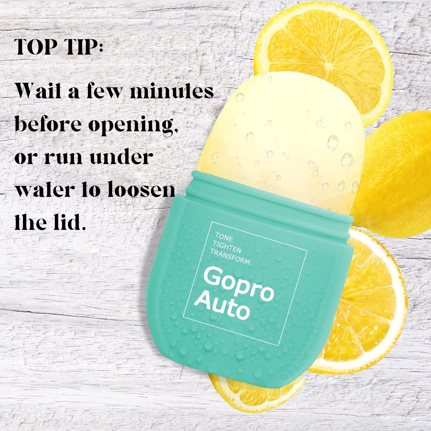 Rodillo de Hielo Facial Goproauto - Azul Cielo, 10cm