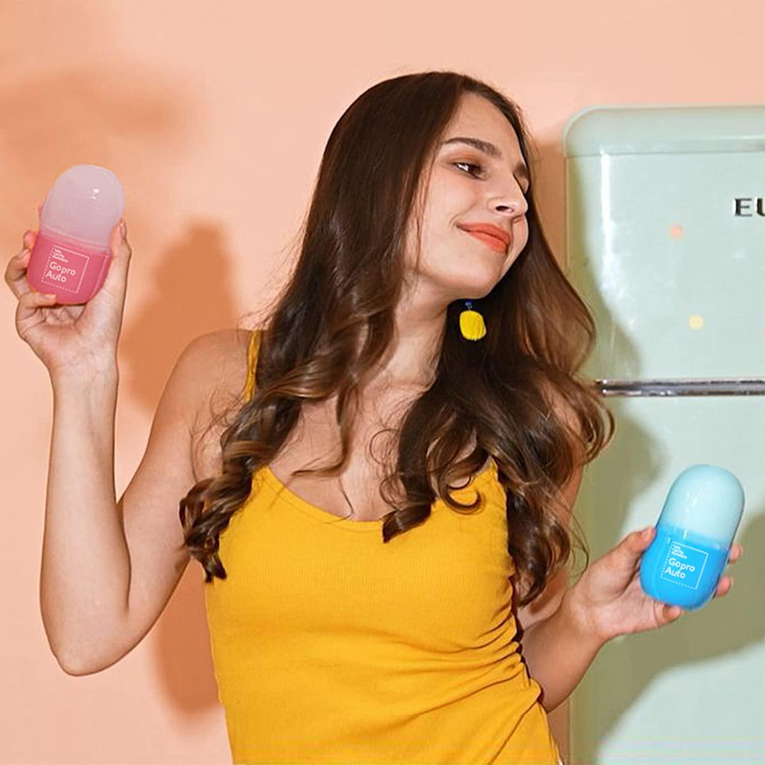 Rodillo de Hielo Facial Goproauto - Azul Cielo, 10cm