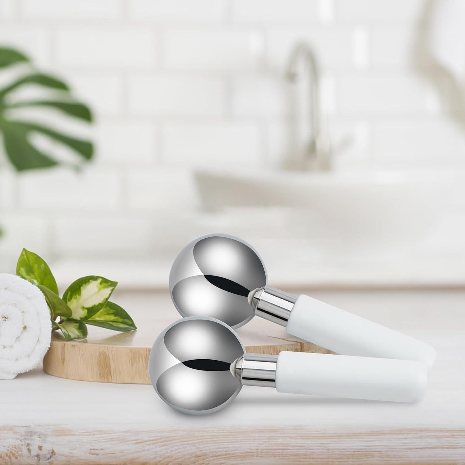 Bastones Cryo Floraison de Acero Inoxidable para Facial y Cuerpo